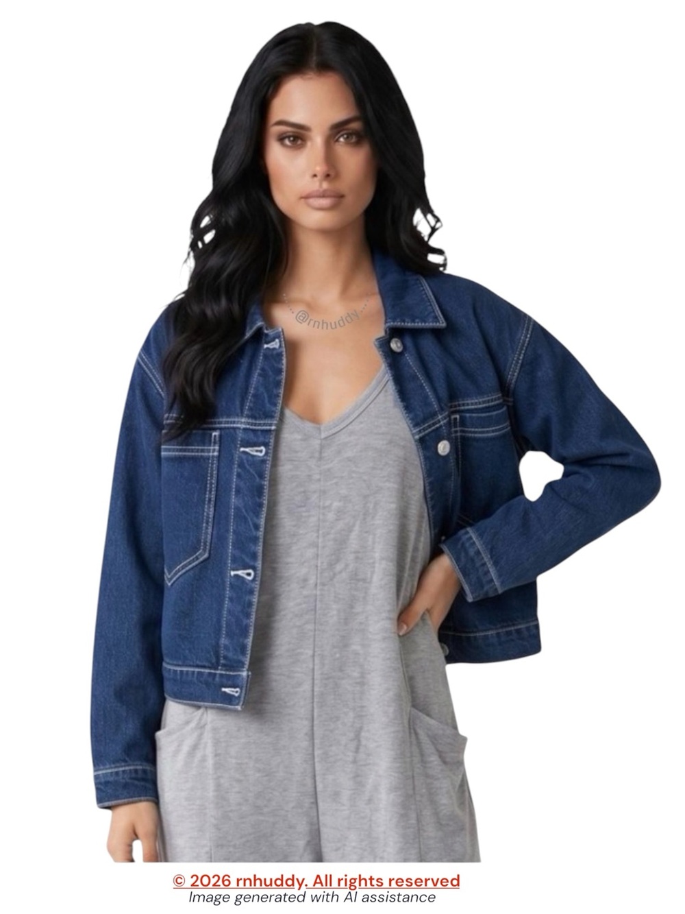 Abercrombie & Fitch S denim trucker contrast stitch jacket